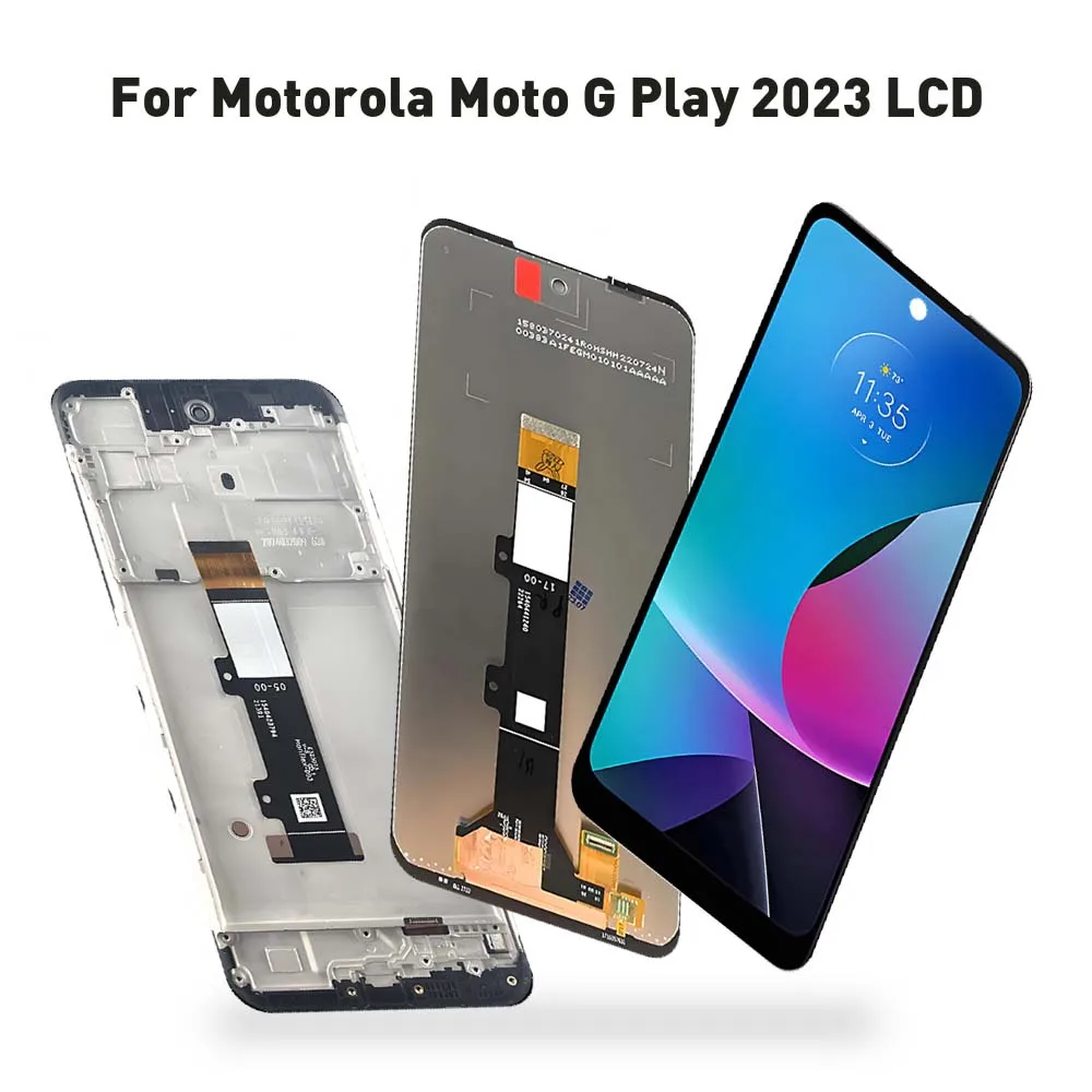 オリジナル-65-''lcd-ディスプレイタッチスクリーンデジタイザーモトローラモト-g-プレイ-2023-交換部品モト-gplay-2023-修理用