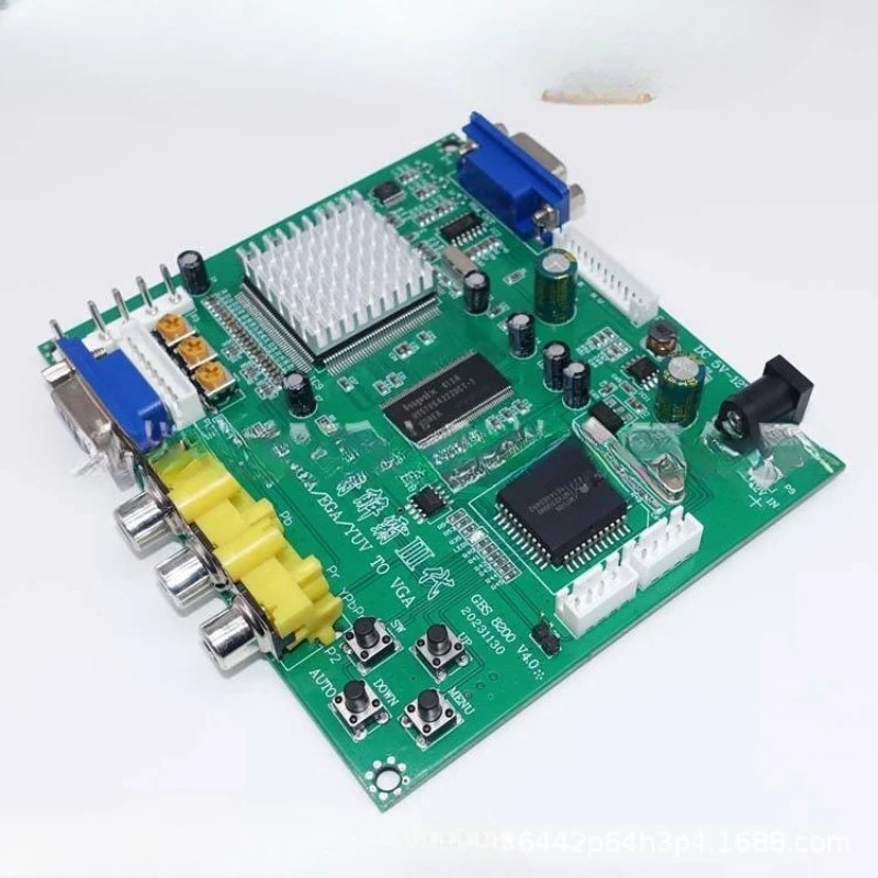 GBS8200 3rd generation game console signal RGBS CGA TO VGA conversion board video conversion card high definition Street Fighter