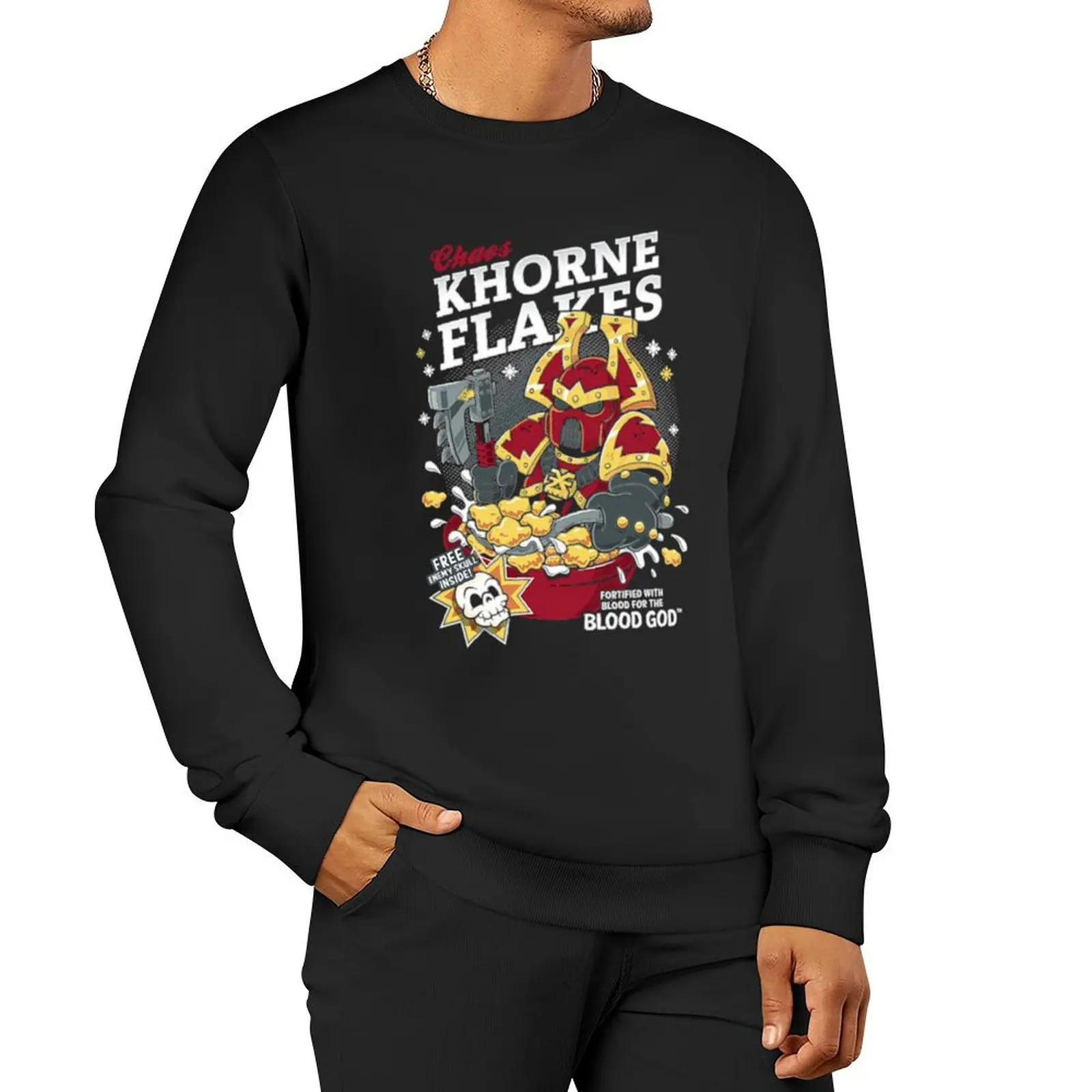 

Chaos Khorne Flakes Classic Sweatshirt men's sweat-shirt autumn clothes new in hoodies & sweatshirts