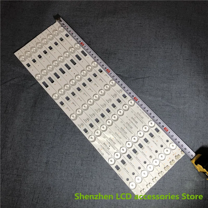 Оригинальная светодиодная лента, 8 шт., для световой панели L42F1600E 40-D4287A-LBA2 42HR331M07A1 4C-LB4207-YH6 4C-LB4207-HQ1 3 В 47 см