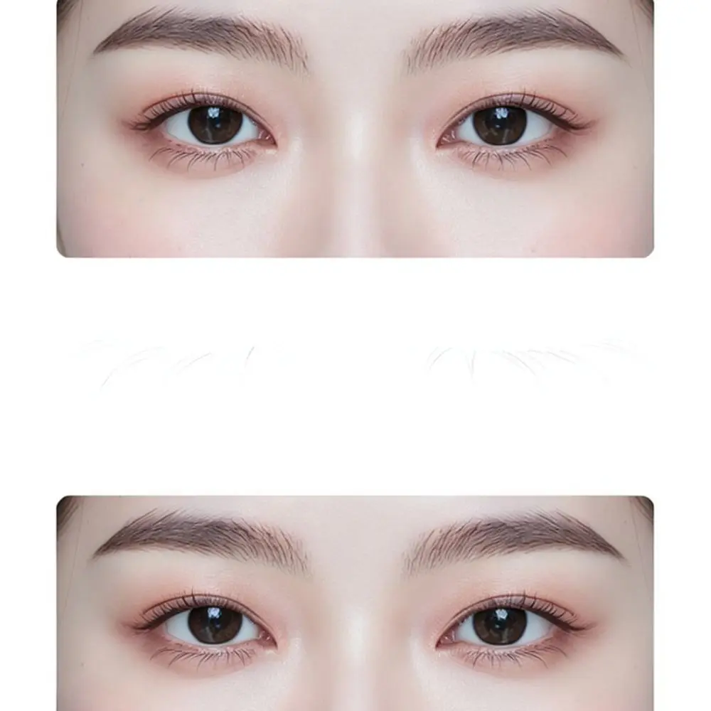 Lazy Makeup Eyebrow Stamp Kit Waterproof Sweatproof Brow Stencil Shaping Tool Natural Looking Long Lasting Beauty Set
