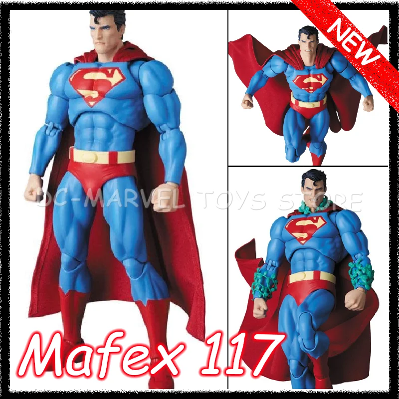 

Коллекционная фигурка CT Toys MAFEX 117 Супермен и Бэтмен: версия «Тишина» (Hush), 16 см, аниме-фигурка, кастомизированные игрушки