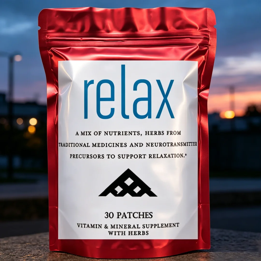 30 Patches Relax Natural Sleep Support Transdermal Patches To Unwind and Decompress, Natural Patch with GABA, L-Theanine
