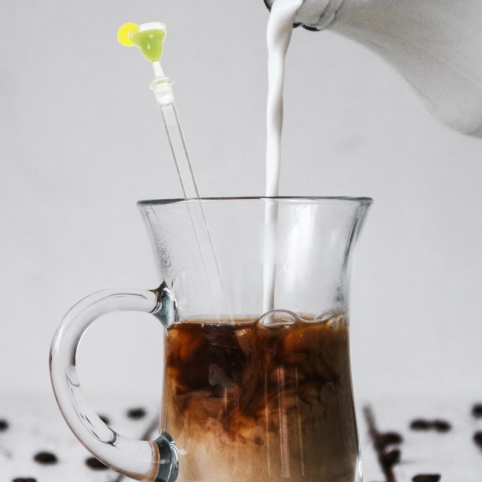 

5Pcs Unique Mixing Rods Professional Design Stirring Sticks for Ice Cream Glasses Dessert Cups Coffee Bars Weddings