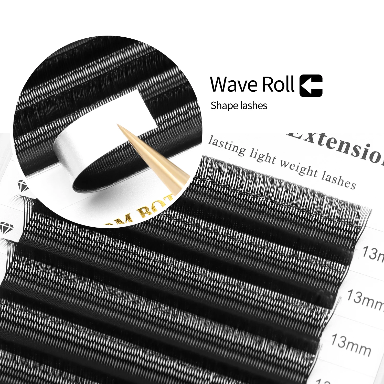 XIUSUZAKI New U Shape YY Lashes Extensions Single Double Tip 2D YY Shape Eyelashes Extensions Natural Premade Fans Volume Lashes