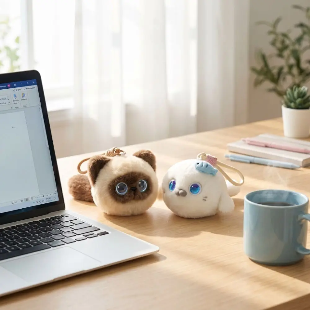 AI Continuous Dialogue AI Cat Intelligent Voice Communication Winking Interaction AI Companion KeyChain AI Cute Pets