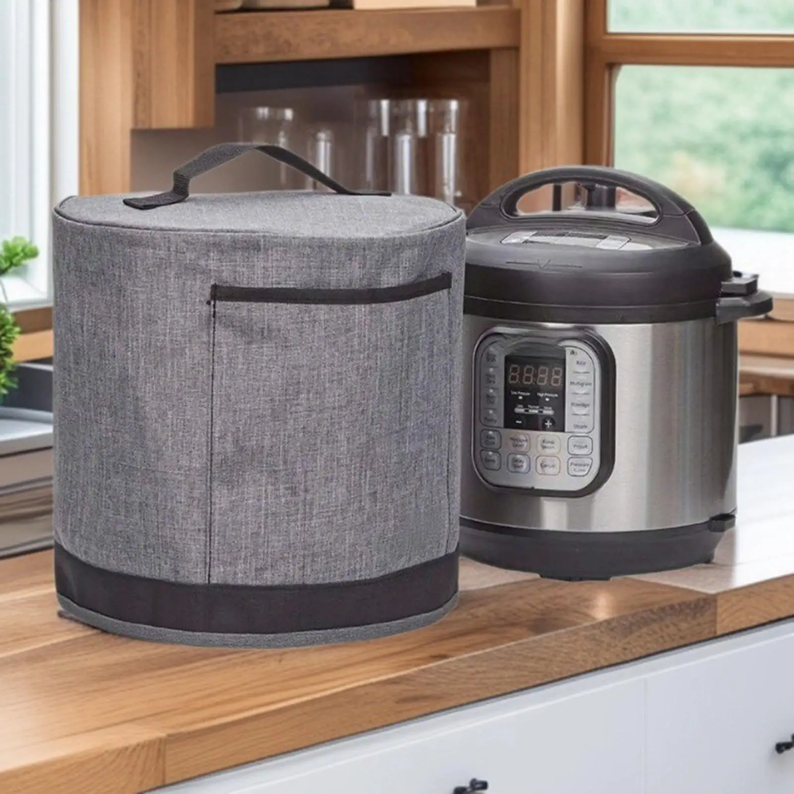 Air Fryer Dust Cover Oxford Cloth Thick Reusable Protective Cover Portable for Cooking Cookware Oven