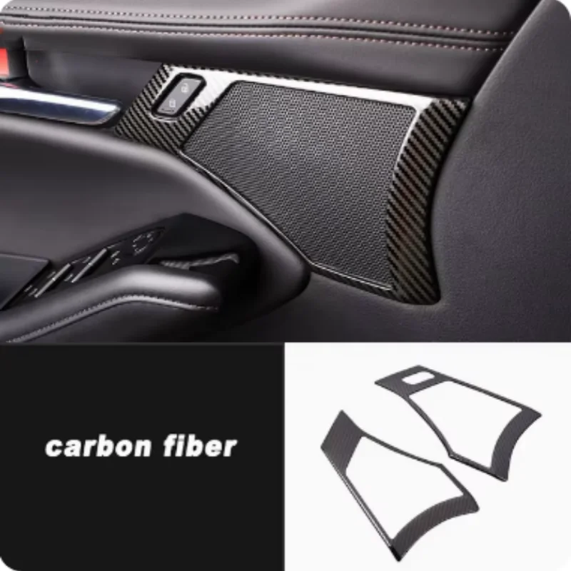 For Mazda 3 Axela 2020-2023 interior door handle door bowl front door sound ring decorative accessories