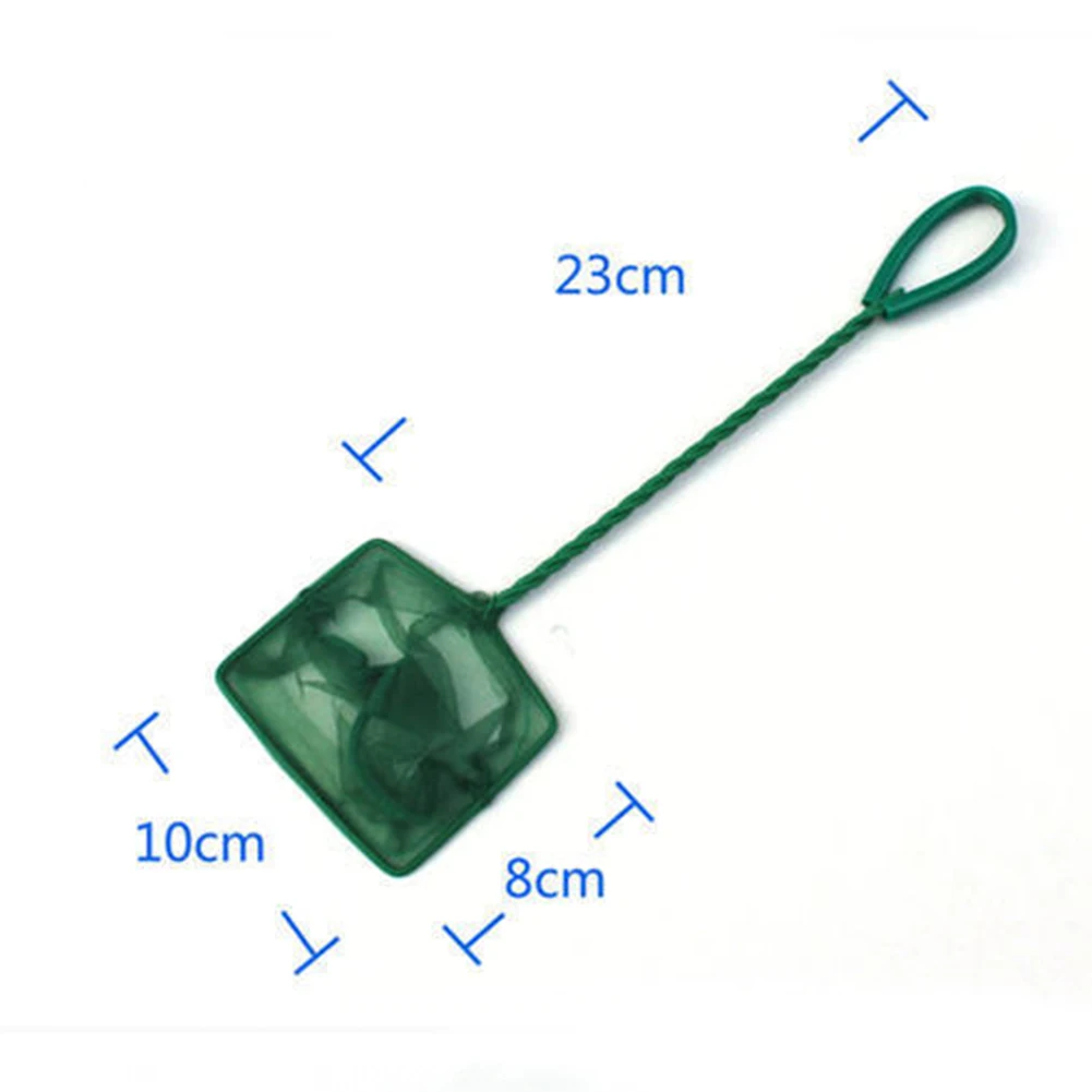 Aquarium Fish NetUseful Portable Long Handle Square Aquarium Fish Tank Fishing Net Landing Net for Fish Drop Shipping