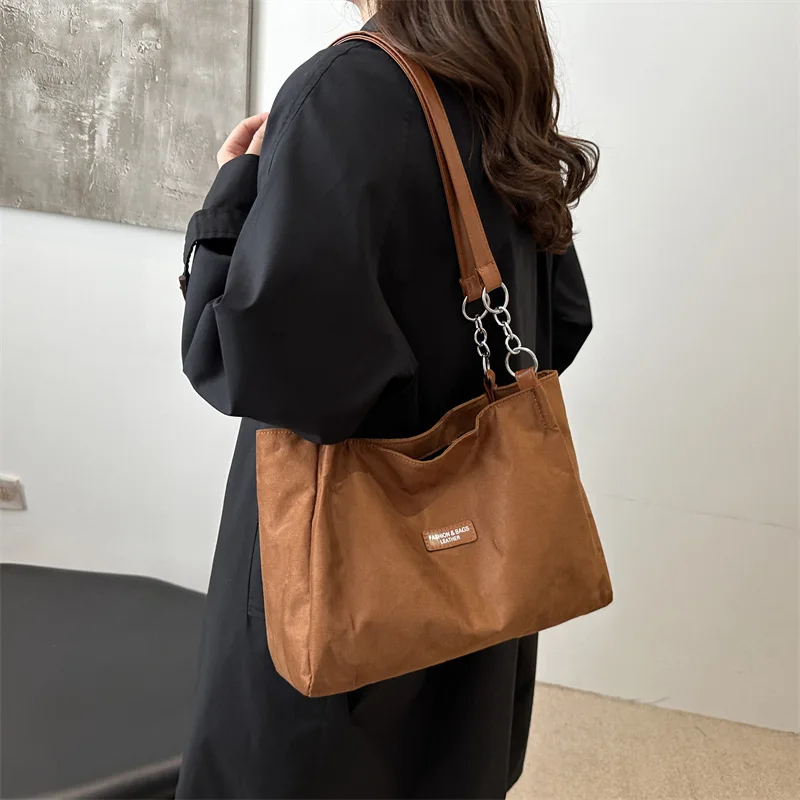 

2025 Spring Spacious Tote Bag Casual Shoulder Purse for Women Large Capacity Commuter Bag Versatile Tote Roomy Crossbody Bag​