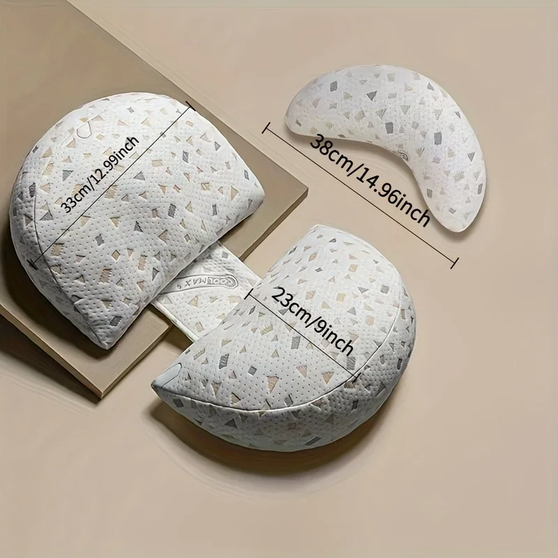 1pc Adjustable Pregnancy Pillow U Shaped Full Body Support Cushion with Removable Cover Portable Back Support Side Comfortable