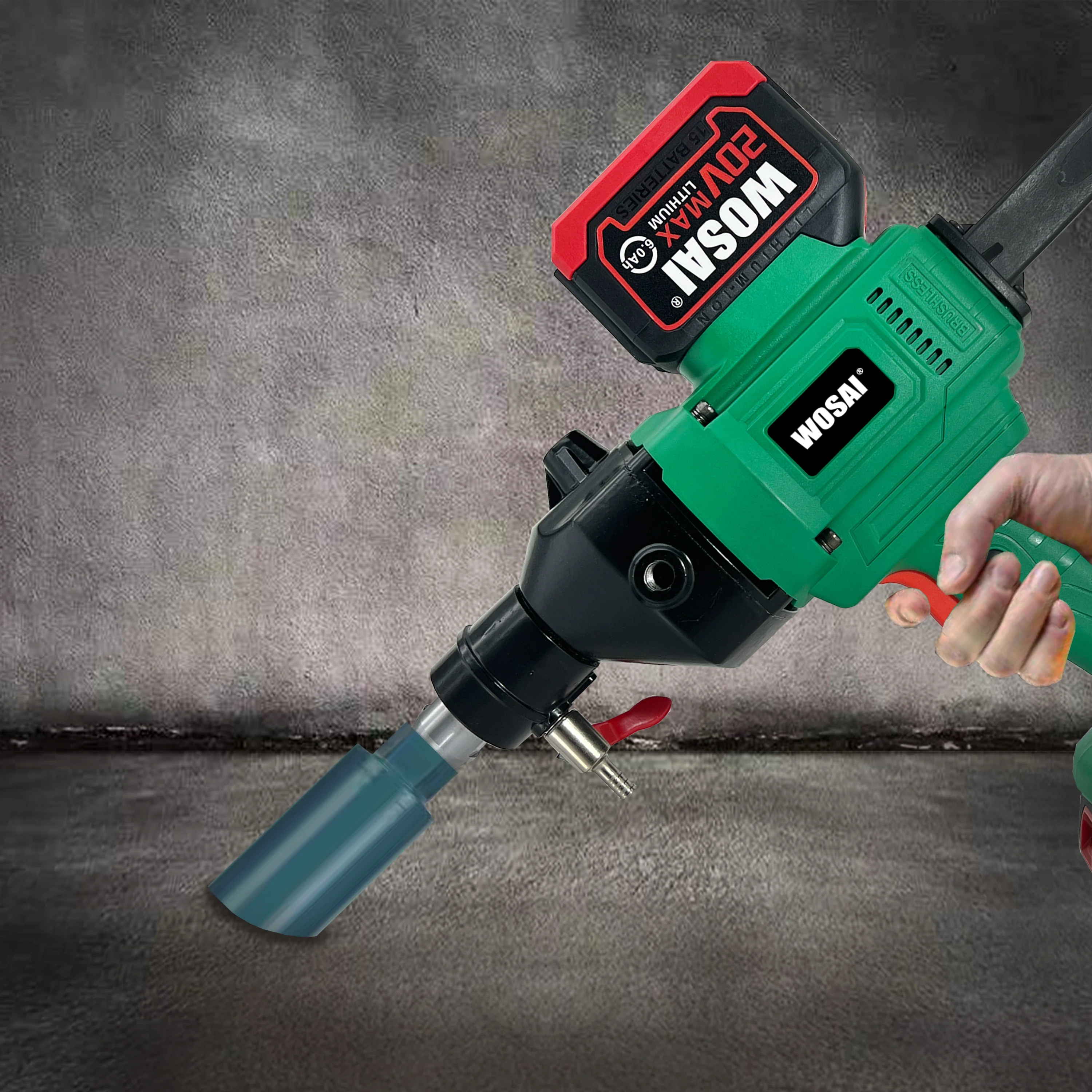 20V cordless electric battery water concrete core drilling hole bore hole drilling machine