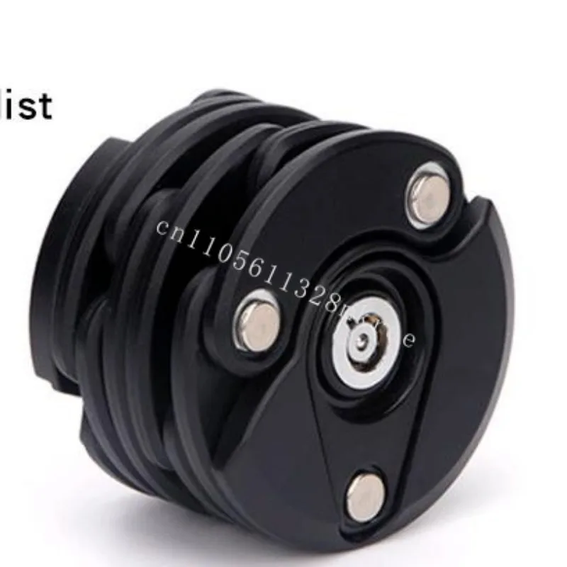 

New safety guard mountain bike folding hamburger-shaped steel lock riding equipment
