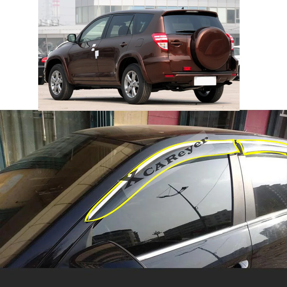 

Car Sticker Plastic Window Glass Wind Visor Rain/Sun Guard Vent For TOYOTA RAV4 XA30 2006 2007 2008 2009 2010 2011 2012 2013