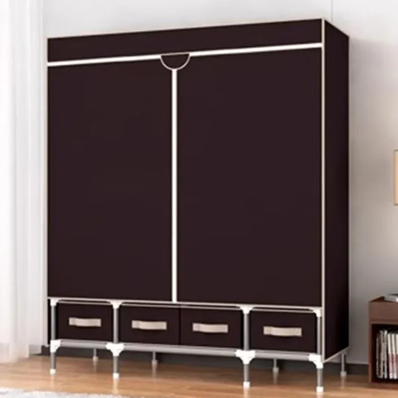 Space Saving Wardrobe Portable Cupboard Bedroom Dresser Modular Space Saving Wardrobe Storage Armoires De Vetement Furniture HDH