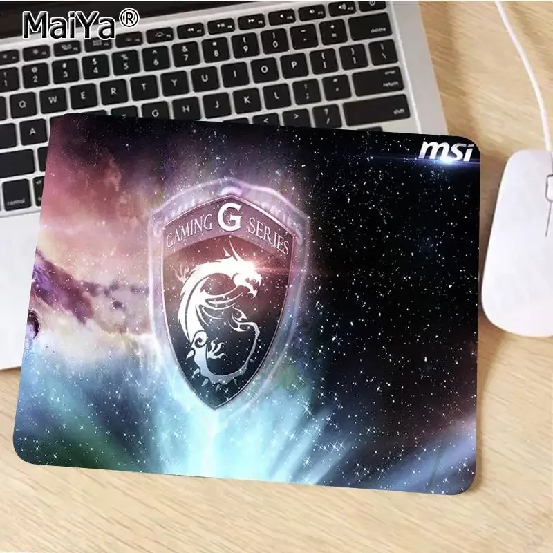 MaiYa Cool Fashion Personalized Cool Fashion MSI  gamer play mats Mousepad Smooth Writing Pad Desktops Mate gaming mouse pad