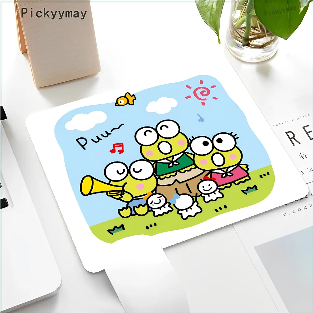 Kawai K-Kero K-Kero K-Keroppi Floor Mat Small Office Computer Desk Mat Table Keyboard Big Mouse Pad Laptop Cushio Home Decor