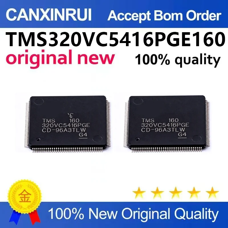(5pcs-100pcs)Brand new original TMS320VC5416PGE160 QFP144 digital signal processor and controller DSP