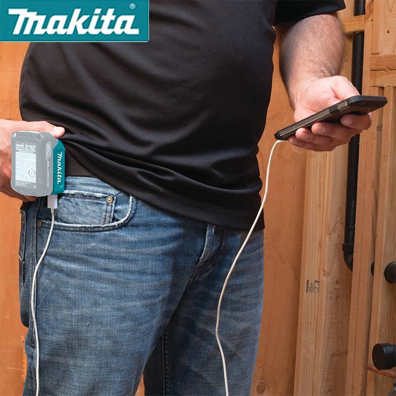 Makita ADP06 Adapter baterii 12V max CXT kompaktowy akumulator litowo-jonowy zasilacz USB Adapter konwertera do MAKITA