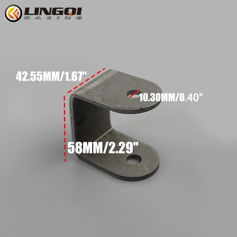 LINGQI RACING Motorcycle Shock Absorber Groove Ears Swing Arm Lifting Lug Bracket For ATV Dirt Pit Bike UTV Buggy Go Kart