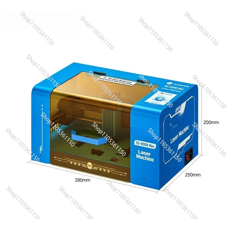Xinxun tool SS-890Bmini removes the screen bracket, laser machine, and mobile phone glass back cover.