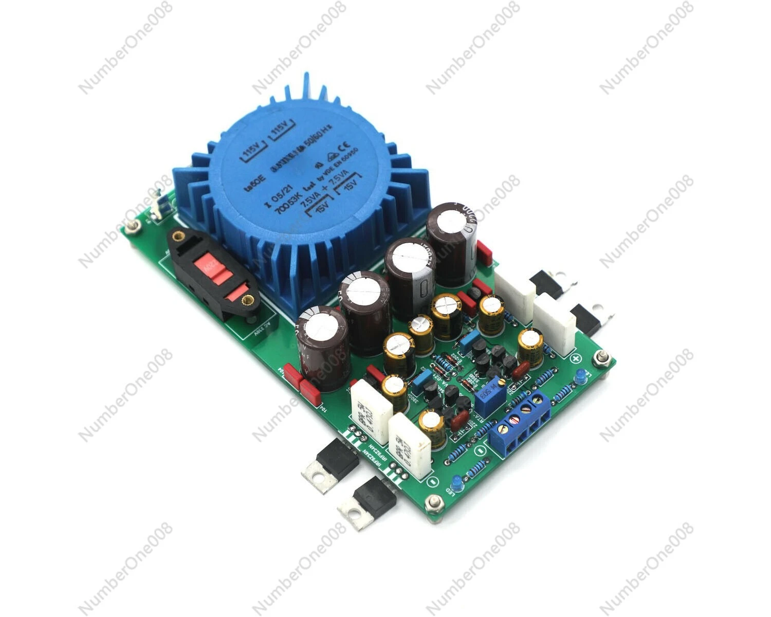 

Dual Voltage Linear Power Supply Board - Assembled, Outputs ±5V, ±12V, ±15V, ±18V