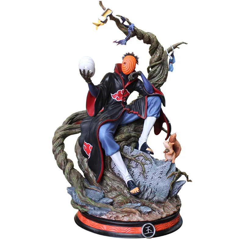 

31CM Naruto Uchiha Obito Shippuden Anime Akatsuki Tobi Gk Statue Obito PVC Action Figure Collection Model Toys Gifts Figurine