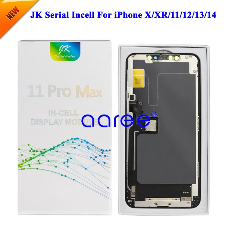 JK TRUE TONE Incell LCD Display For iPhone X XS MAX 11/12 Pro/13/14/14 PLUS LCD Display LCD Screen Touch Digitizer Assembly