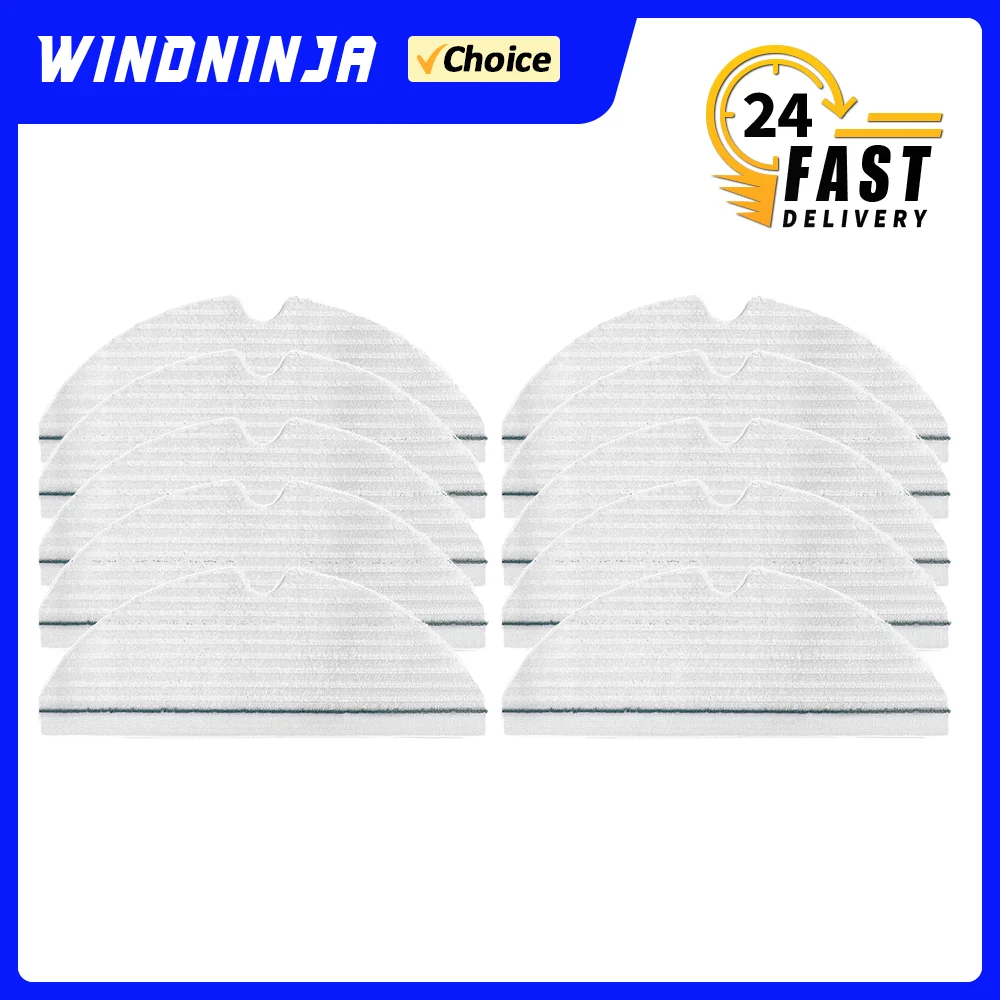 Robot Vacuum Disposable Mop Cloth For Roborock S50 S53 S54 S6 S6 Maxv S6 Pure S5 S5 Max E35 E2 E4 Robot Vacuum Cleaner Pads
