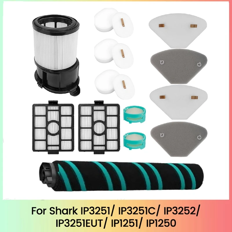 

Main Brush HEPA Filter Kit For Shark IP3251/IP3251C/ IP3252 /IP1251 Vacuum Attachment With 2 Odor Neutralizer Cartridge