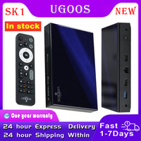 Ugoos SK1 Smart TV Box Android 11 2024 New Amlogic S928X-K 8GB 128GB Wifi6 BT5.3 1000M Set Top Box Dolby Widevine L1 DTS Support