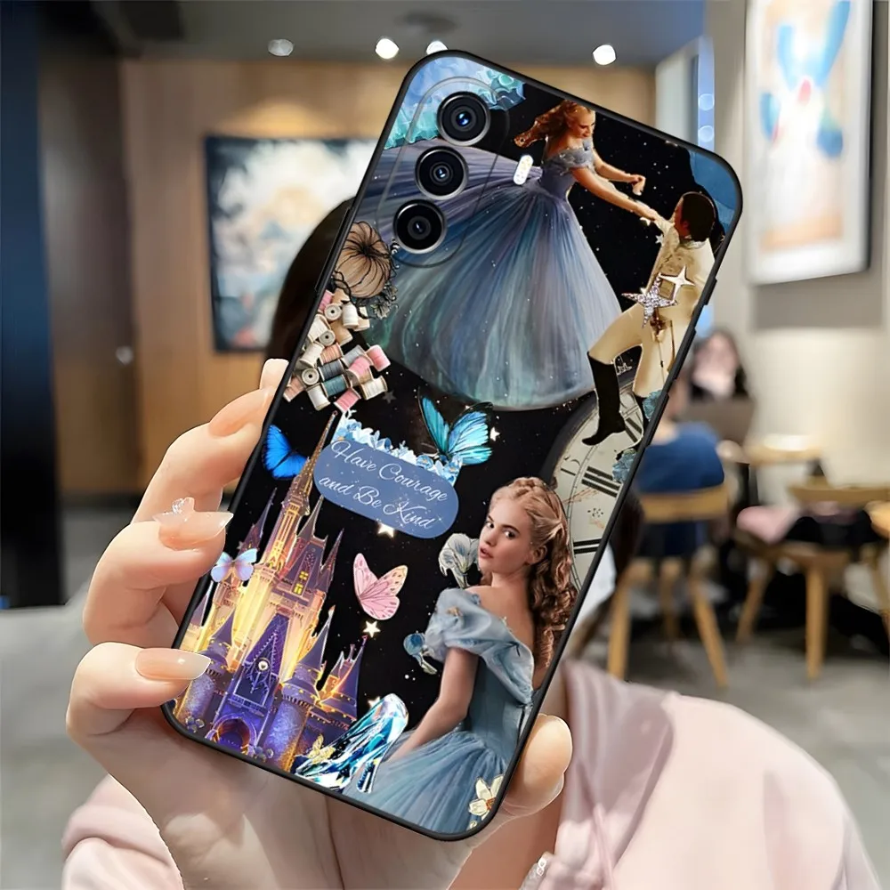 Princess Cinderella Phone Case 2023 NEW For Huawei P30Pro P50 P40 P20 P10 P9 Y7 Y9S Lite Honor X8 X7 70 Pro Psmart Coque