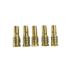 14AK MIG Gas Nozzle Holder Welding Accessories Semi-Automatic Machine Spray Burners Torch Contact Tip Connecting 5 Pcs