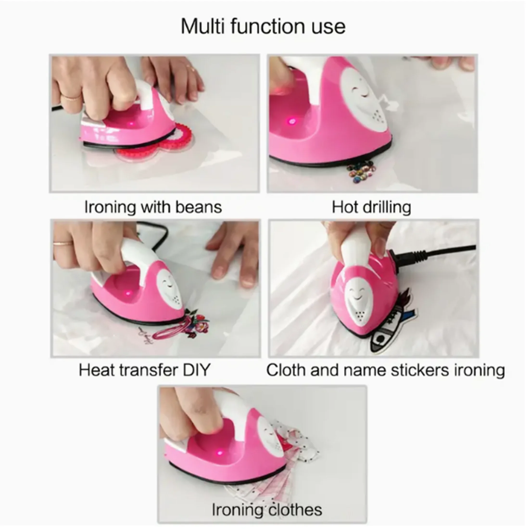 مكاوي صغيرة للفاصوليا | ملصقات الأسماء المصنوعة يدويًا مدمجة ومحمولة ودقيقة وعملية. #2