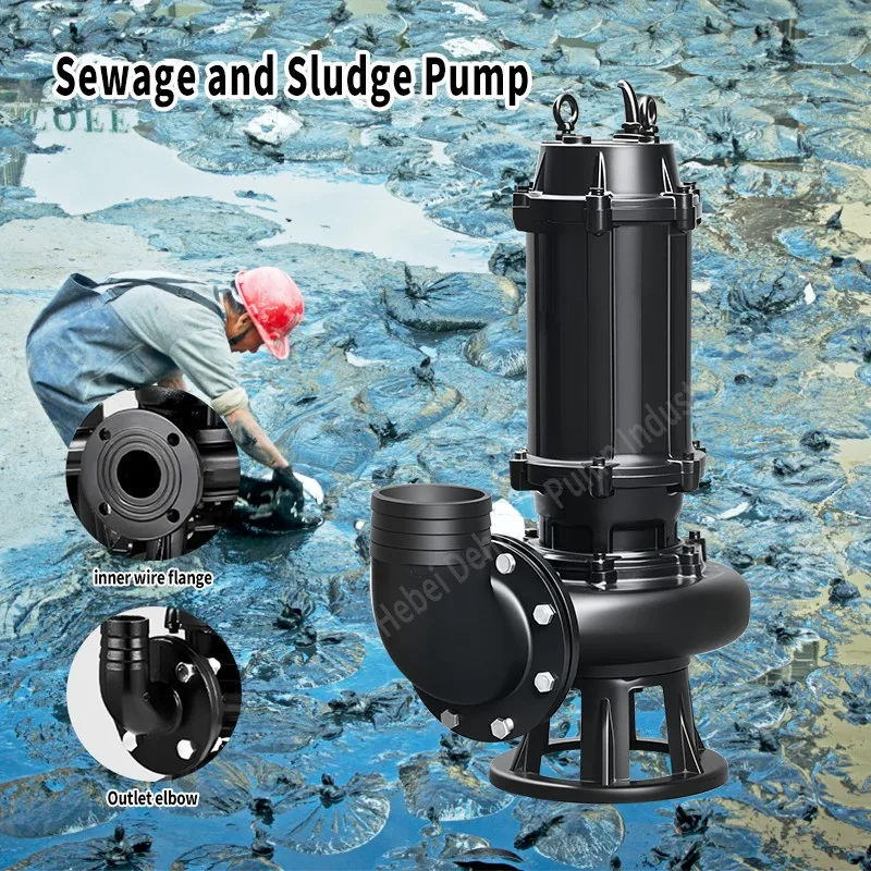 

High Quality Cast Iron/Stainless Steel Electrical Dredging Fecal Extraction Submersible Sewage Water Pump High Pressure Energy