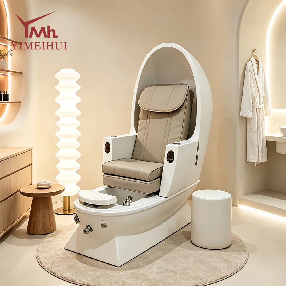 Pedicure Manicure Sofa Chair With Electric Massage Surf Jet And Ambient Light For Professional Salon SPA Beauty Furniture