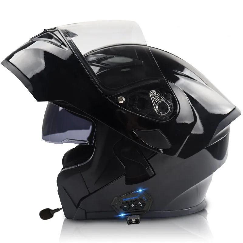 2026 Hot Selling Professional High Quality Dual Sport Summer Motorcycle Helmet with Wireless Function Unisex