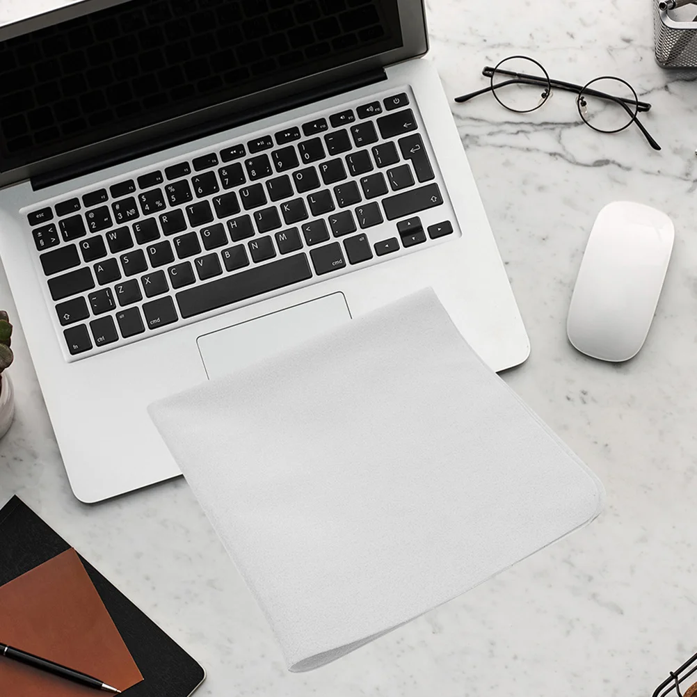 

5Pcs Premium Microfiber Cleaning Cloths for Glasses Lenses Phones Screens Large Soft Wipe for Eyeglass and Camera Lens Care