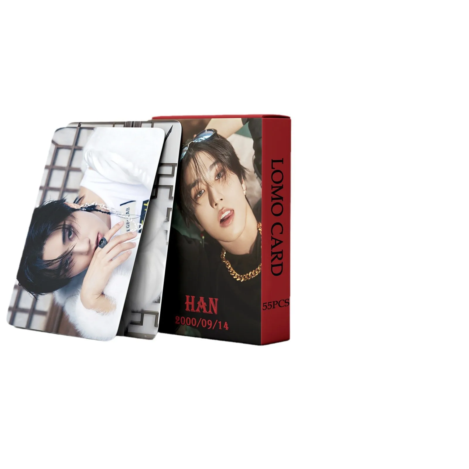 Baru 55 Buah Album SOLO Idola Kpop Berharap Begitu Baik Berjalan Di Atas Air HAN HYUNJINHUANG Kartu Lomo Kartu Foto Koleksi Penggemar Kartu Pos Merchandise