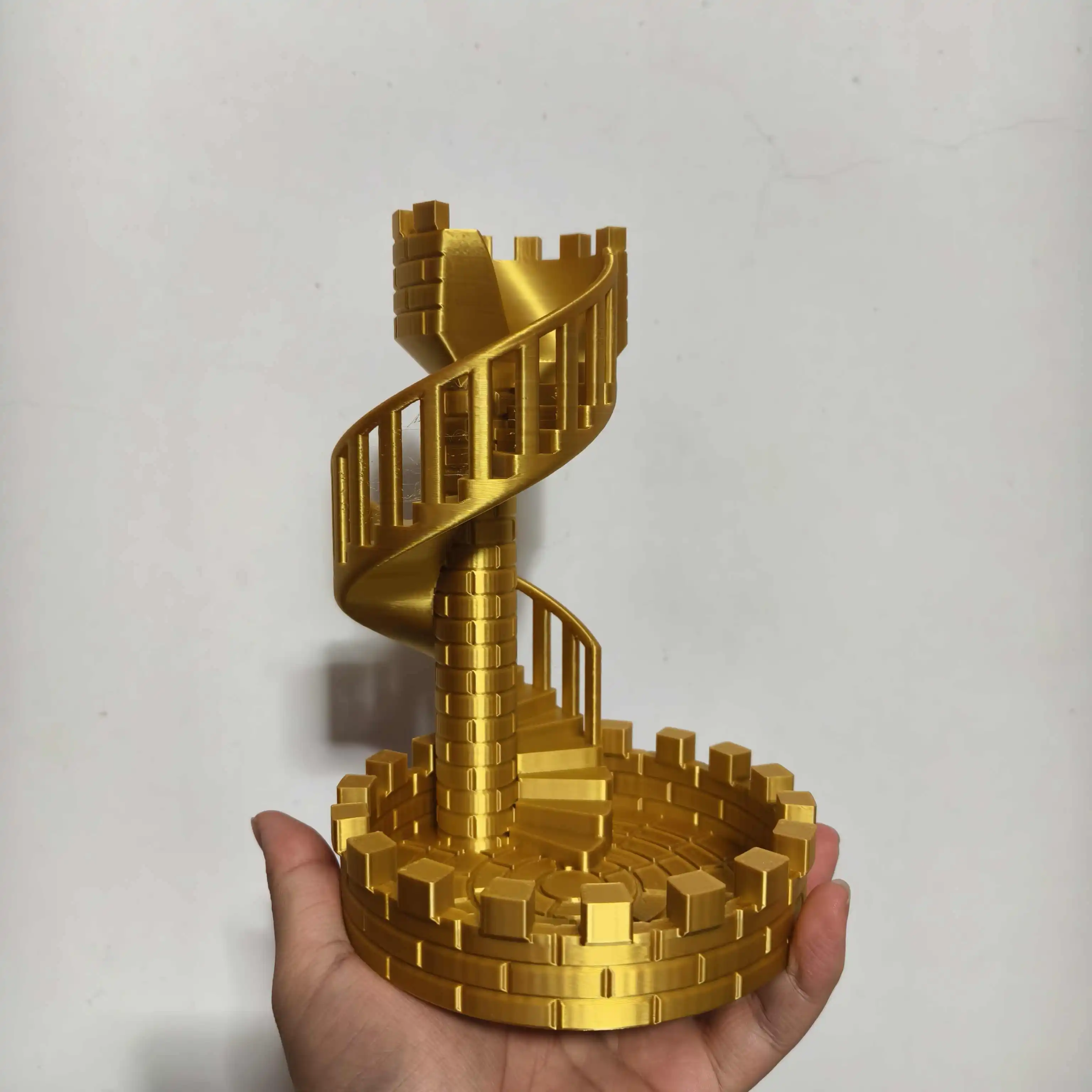 Resin Spiral Resin Dice Tower Castle Dice Tower For about 2cm Dice Hollow Dice Tower for throwing Resin & Acrylic Dices
