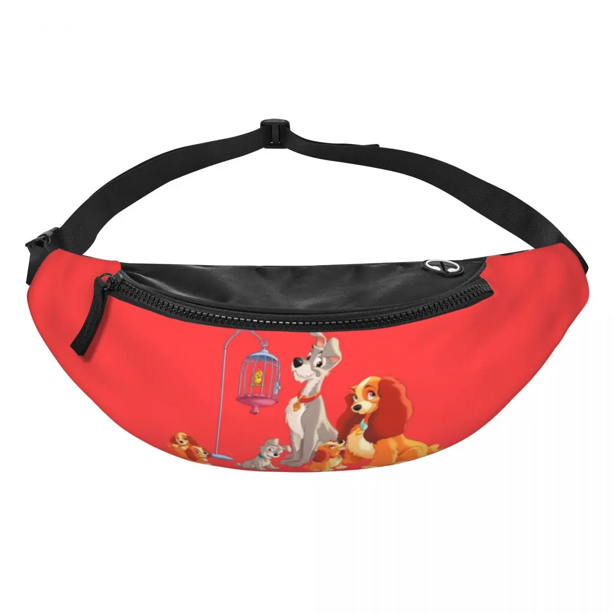 bolsa-de-cintura-personalizada-lady-and-the-tramp-anime-bolsa-de-cintura-fofa-com-desenho-animado-bolsa-de-cintura-transversal-para-mulheres-e-homens-bolsa-de-viagem-para-telefone-e-dinheiro