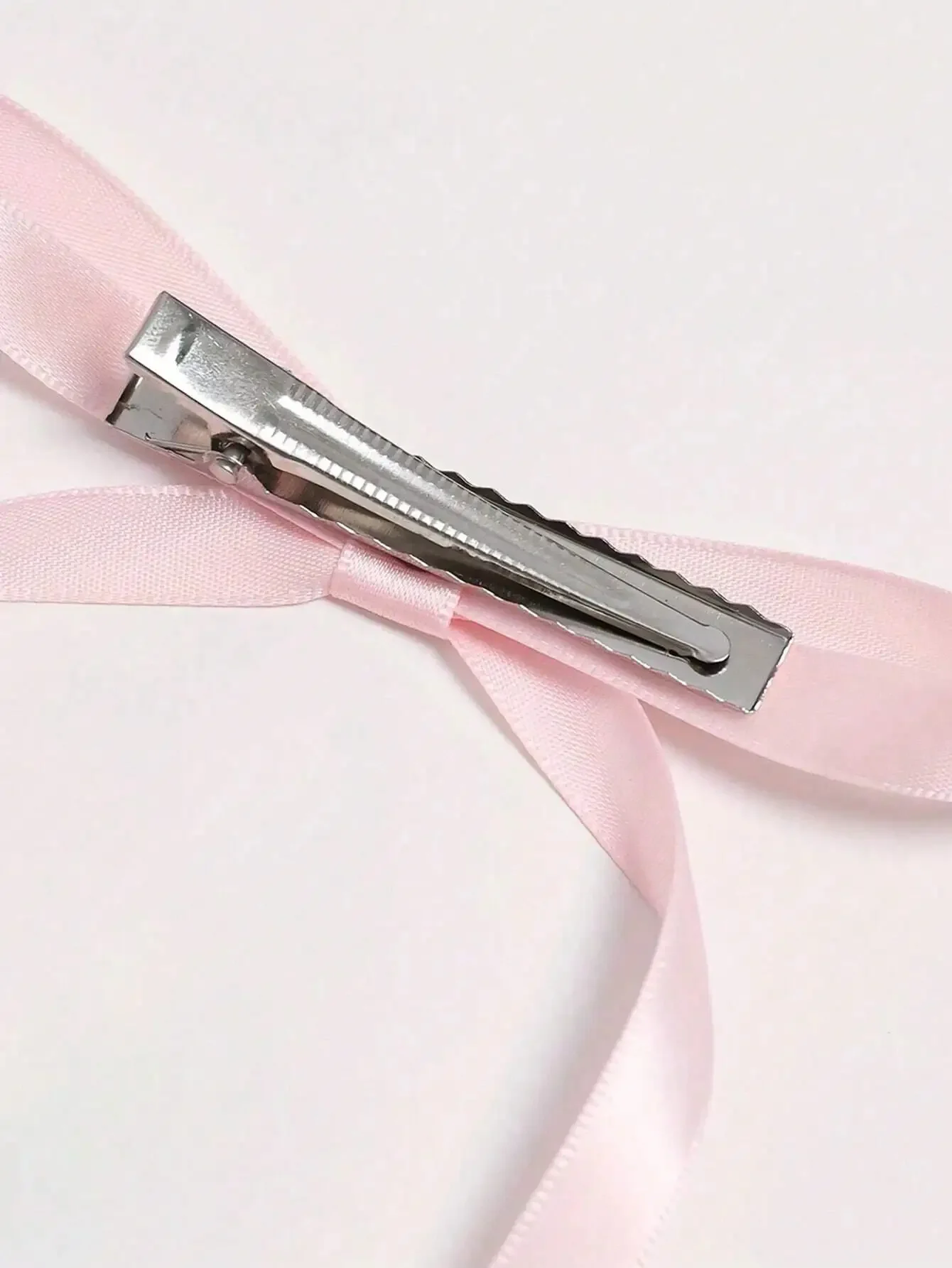 

12 шт., розовые заколки для волос с бантом из полиэстеровой ленты, модные женские аксессуары для волос, милые заколки для повседневного использования