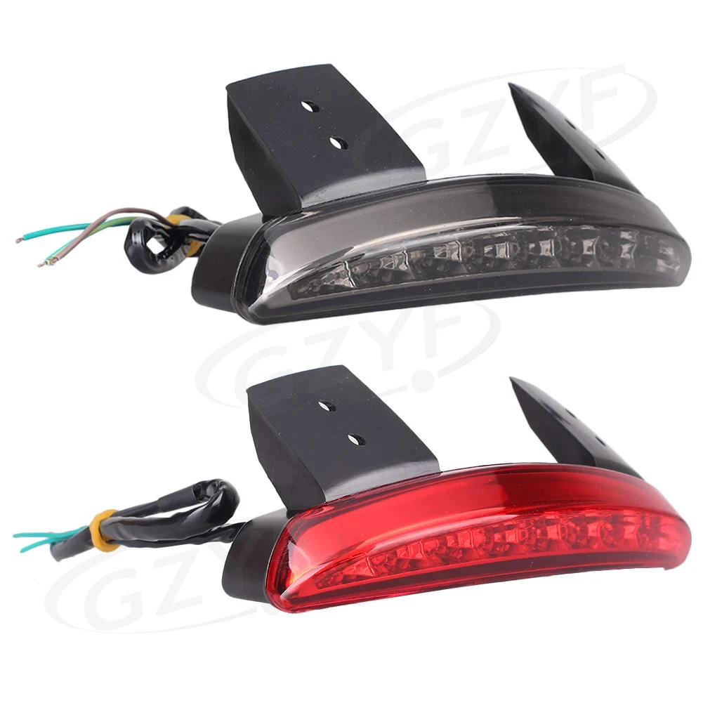 Motorcycle LED Tail Light Taillight For Harley Davidson XL 1200X Forty-Eight 2010 2011 2012 2013 2014 ABS Plastic Red / Smoke