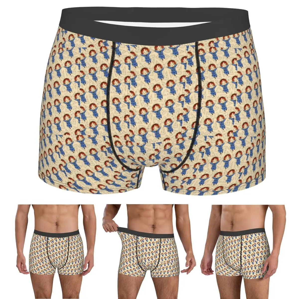 Boxer Underpants Shorts Hetalia Group World Stars Panties Men Breathable Underwear for Homme Man Boyfriend Gift