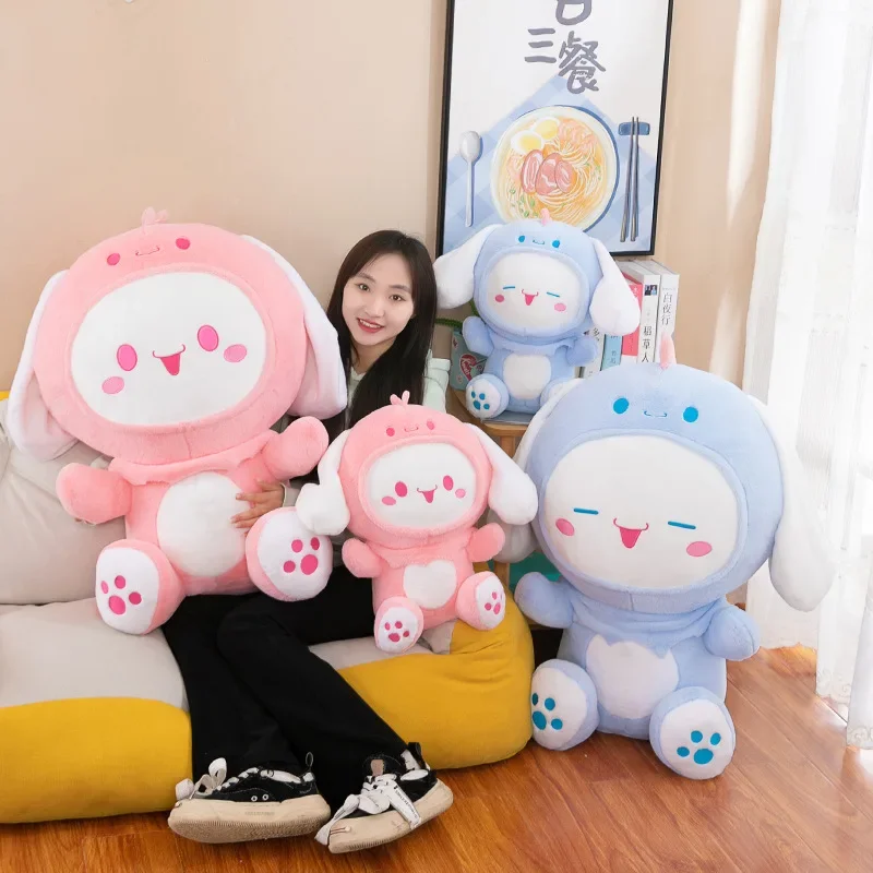 

Big Size Sanrio Kawaii Cinnamoroll Dog Plush Toys Pillow Stuffed Animal Comfort Soft Dolls Kids Birthday Gift Cartoon Anime Toy