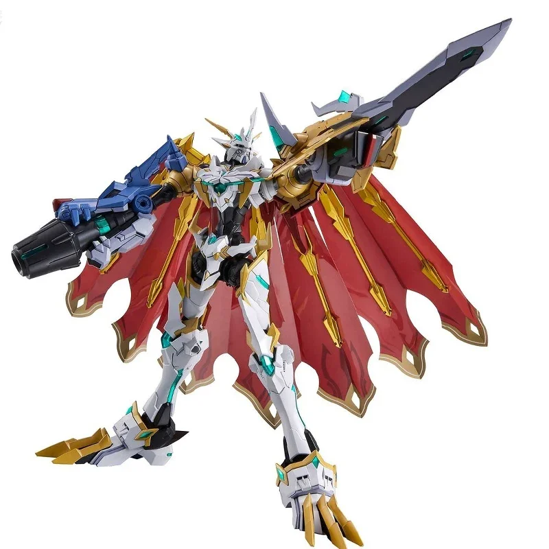 BANDAI ORIGINAL FIGURE-RISE STANDARD AMPLIFIED OMEGAMON X-ANTIBODY Anime Action Figures Toys For Boys GiftCollectible Model