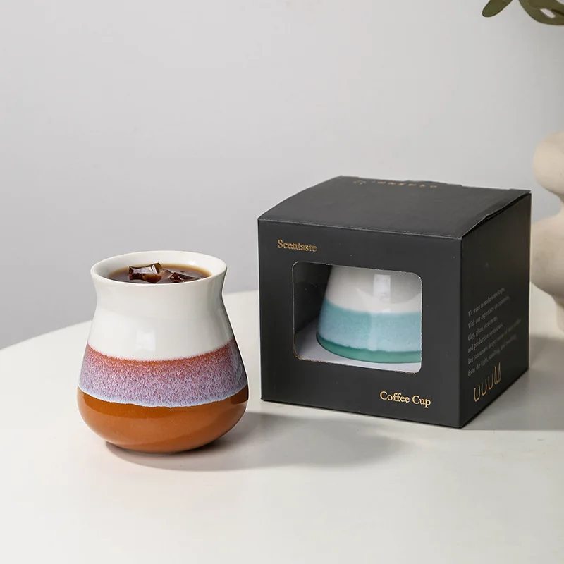 

ZML coffee cup ceramic concentrated kiln coffee cup