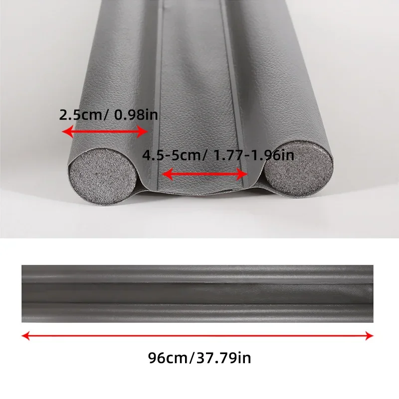 PU Under Door Draft Stopper Bottom Door Sealing Strip Wind Noise Acustic Foam Under Door Stripping Seal Blocker Guard Holder