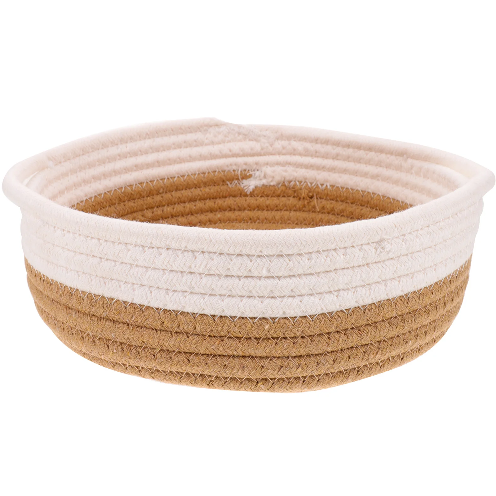 

Cotton Rope Gift Basket Storage Basket Small Multifunctional Organizer For Keys Makeup Bedroom Desk Home Decorative