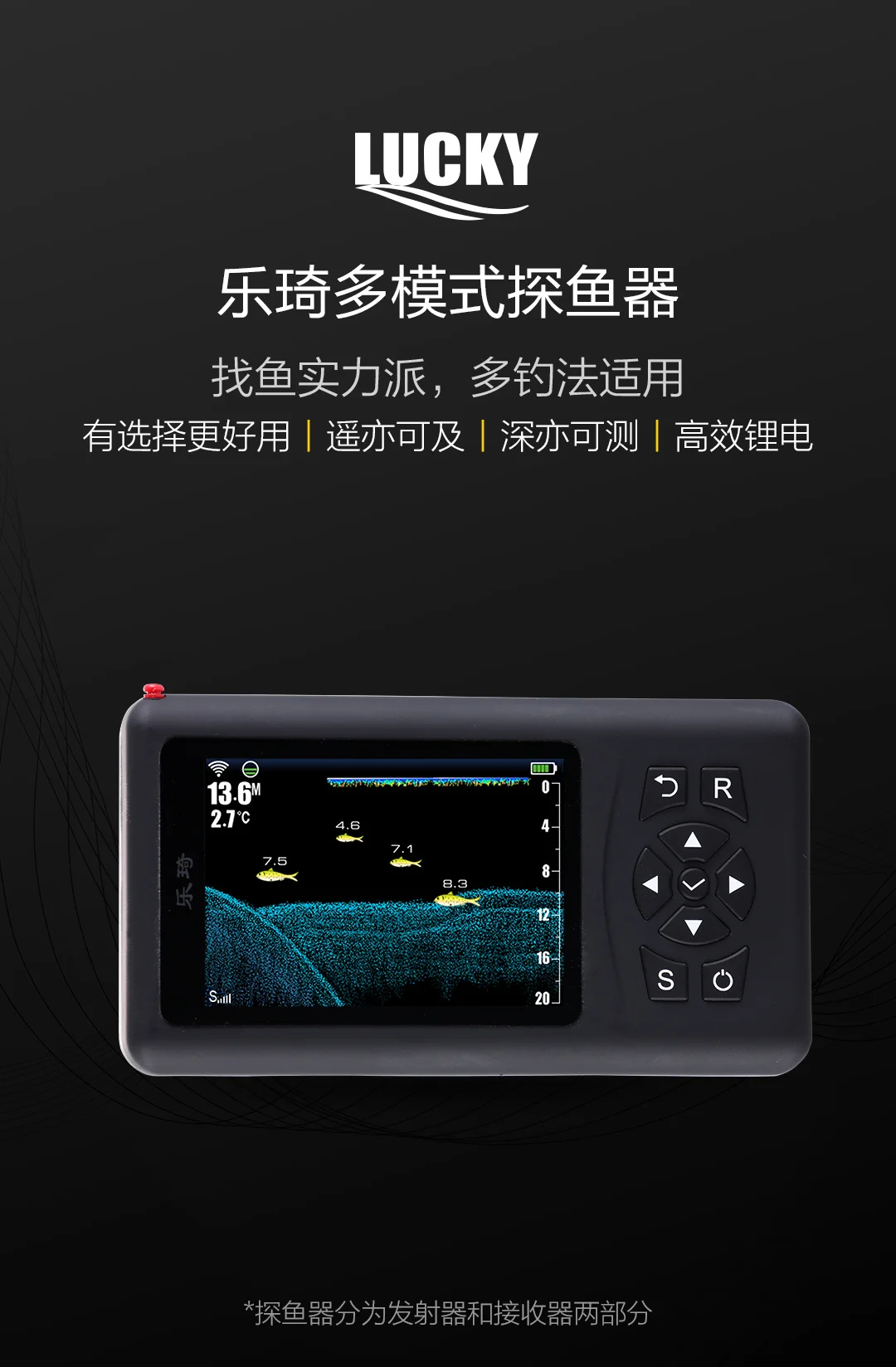 Visuelle High Definition Angeln Drahtlose Sonar Handy Unterwasser Neue Eis Angeln Luya Boot Angeln